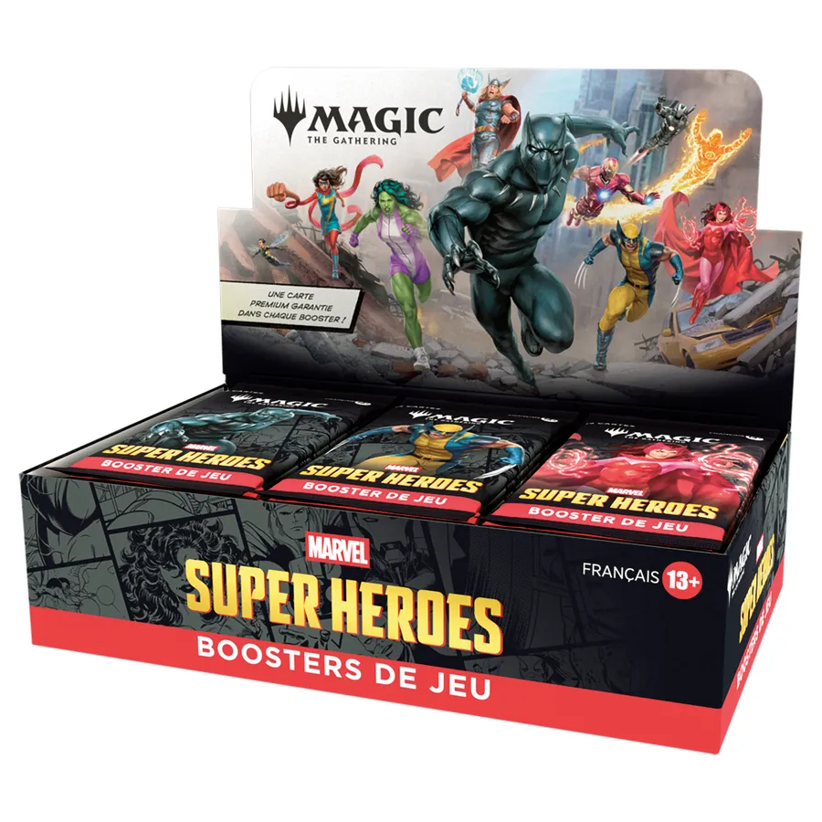 MTG - Marvel Super Heroes Boîte de boosters de jeu (30 boosters) - EN