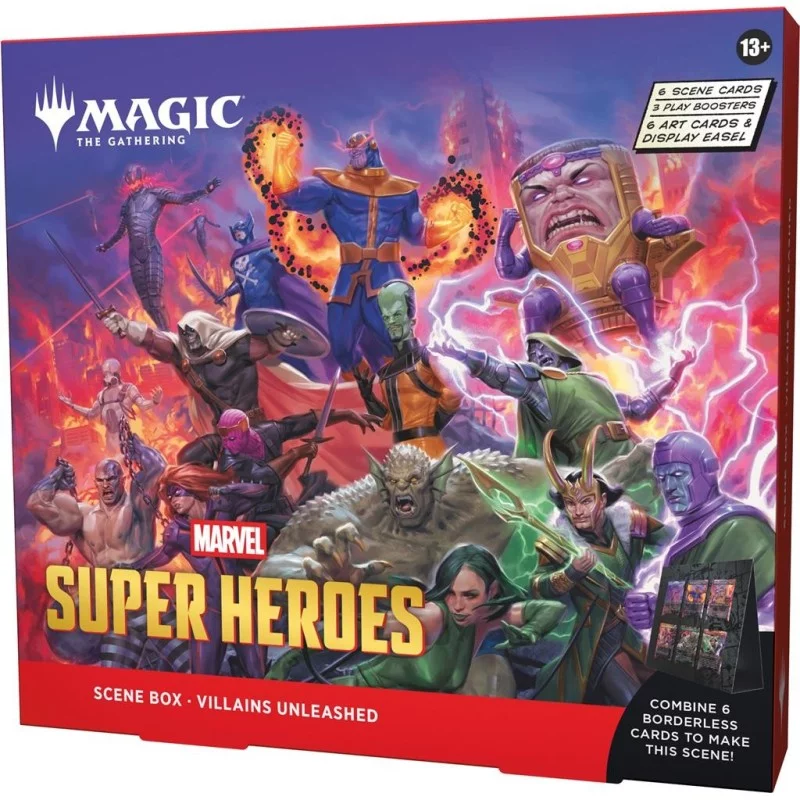 MTG - Marvel Super Heroes Boîte de scène display -Vilain Unleashed - EN