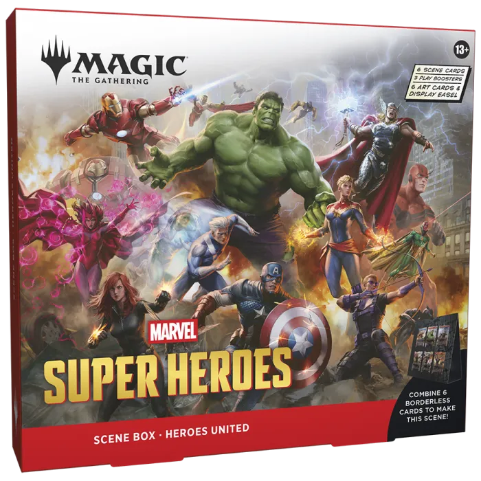 MTG - Marvel Super Heroes Boîte de scène display -Heroes United- EN
