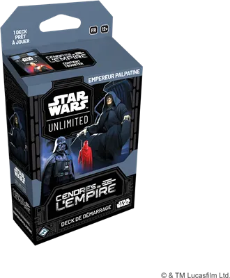 Star Wars Unlimited : Cendres de l'empire : Deck De Démarrage Empereur Palpatine