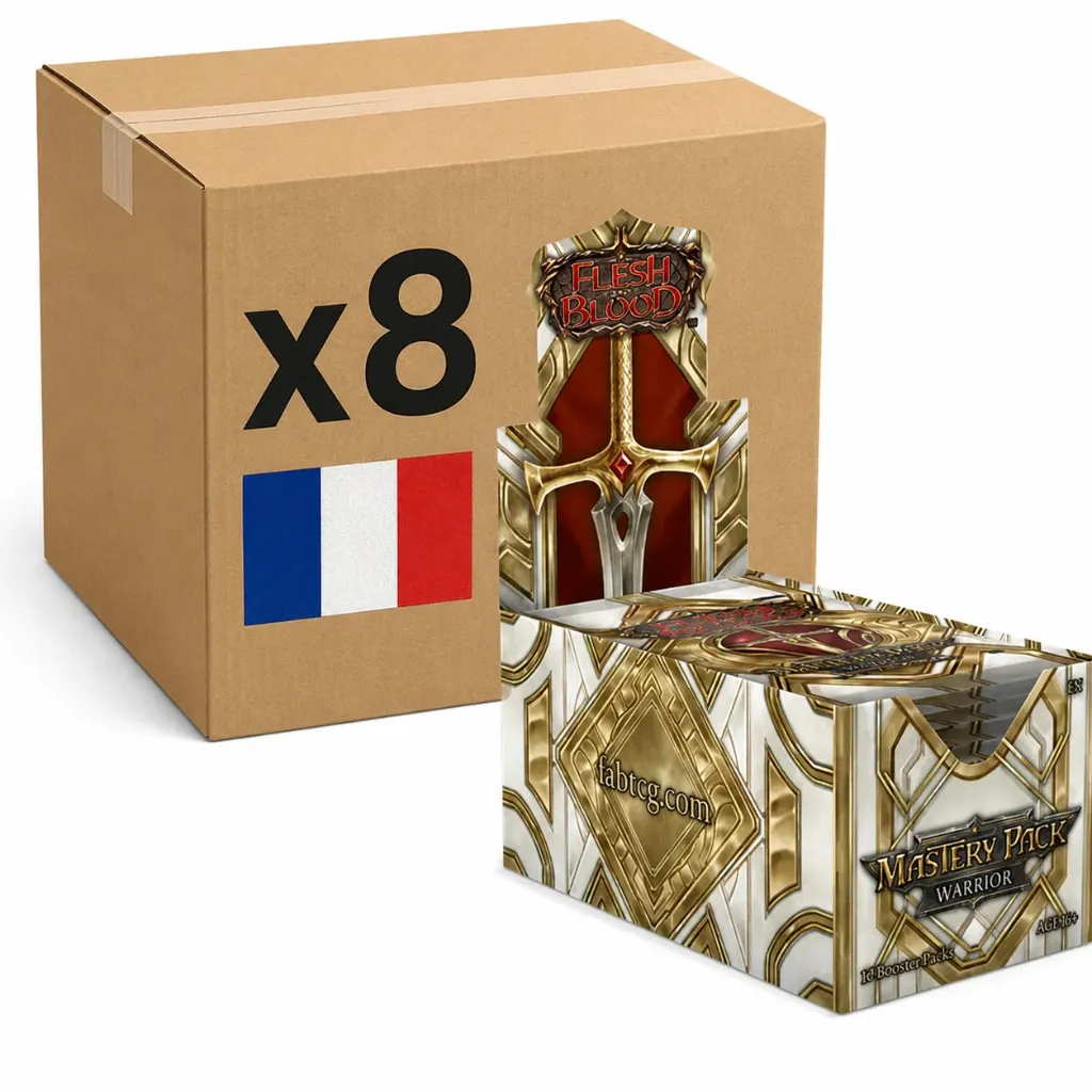 FAB - Mastery Pack: Warrior Case Booster Display (8 Display) - FR